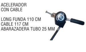 MANDO ACELERADOR CON CABLE