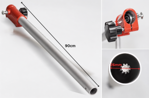PROLONGADOR 76CM - 26MM CON PIEZA UNION EJE DE 9T