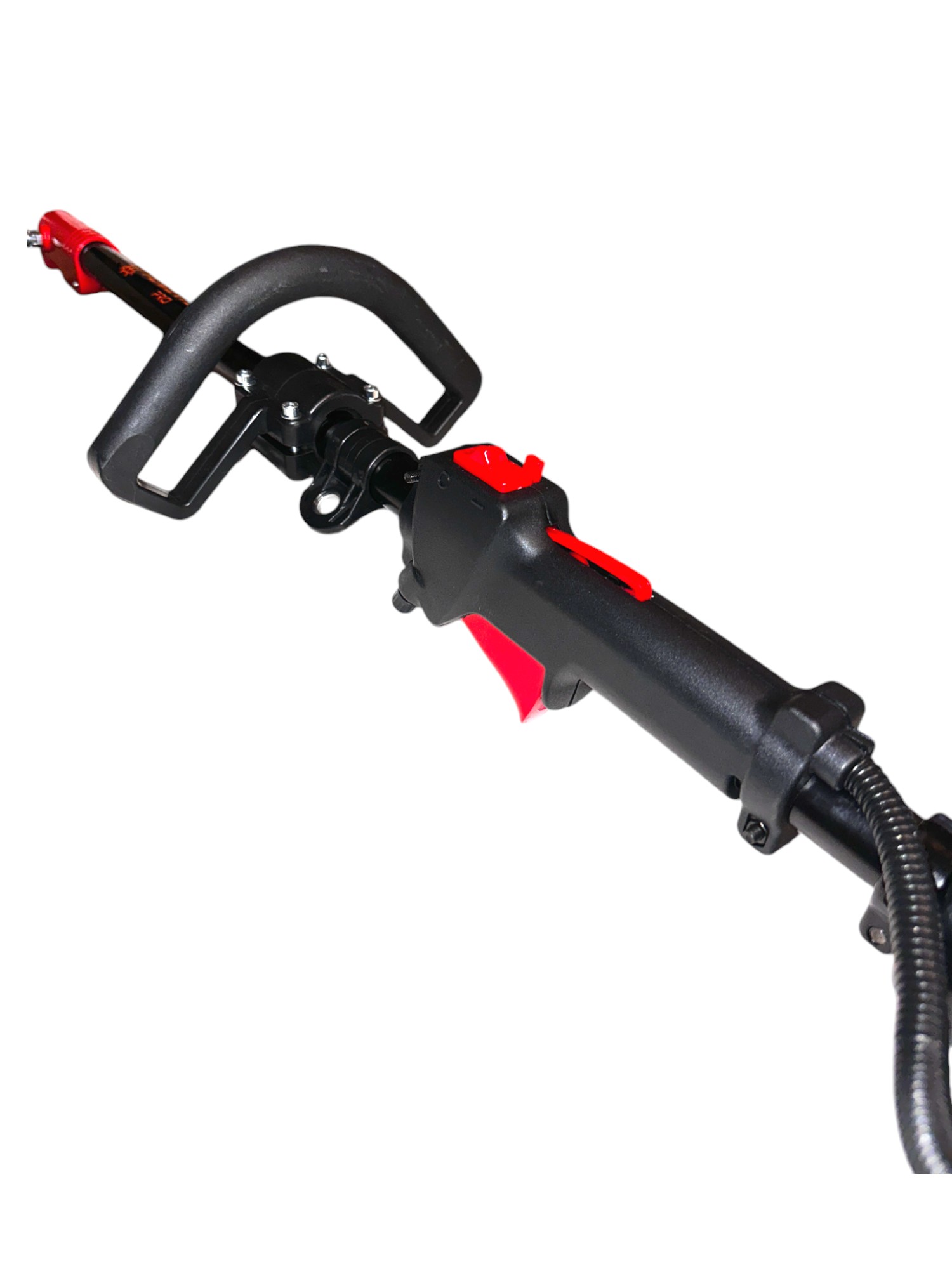 Vareador de aceitunas de gasolina motor kawasaki Tj45 con podadora, desbrozadora y cortaseto - Imagen 7