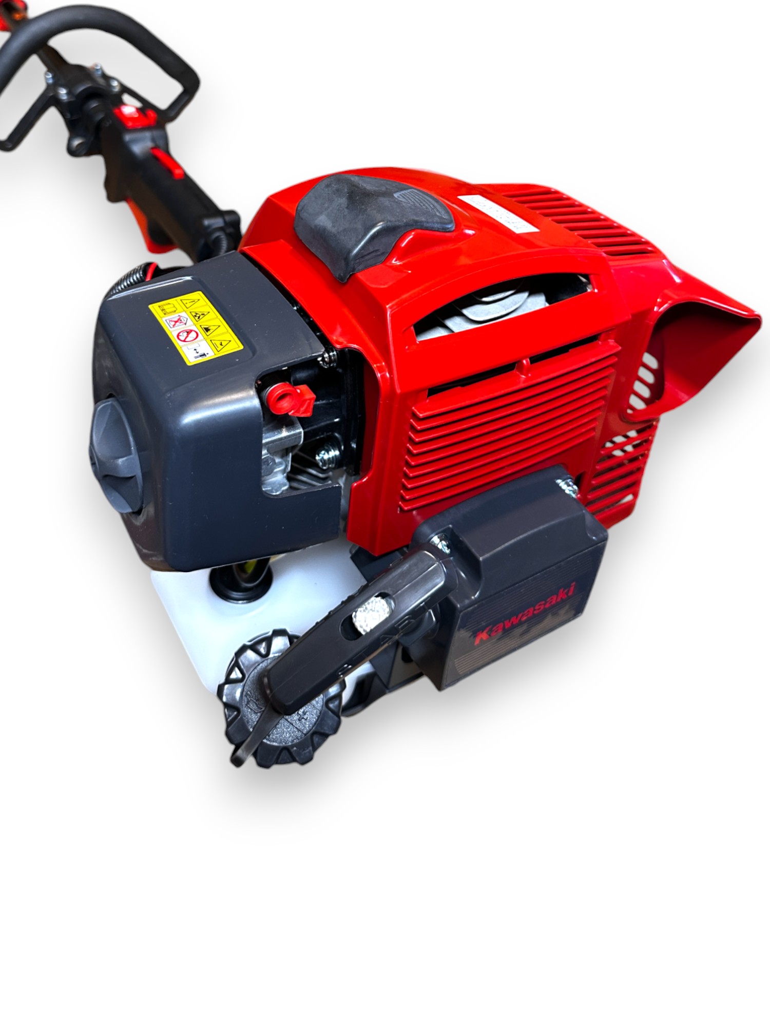 Vareador de aceitunas de gasolina motor kawasaki Tj45 con podadora, desbrozadora y cortaseto - Imagen 4