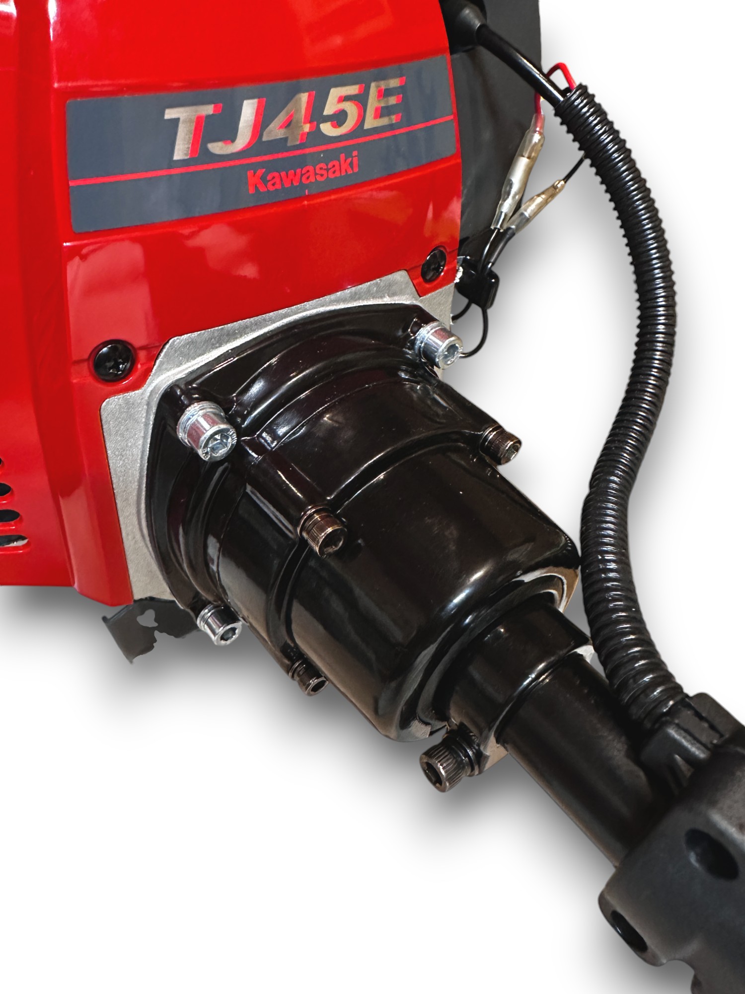 Vareador de aceitunas de gasolina motor kawasaki Tj45 con podadora, desbrozadora y cortaseto - Imagen 2