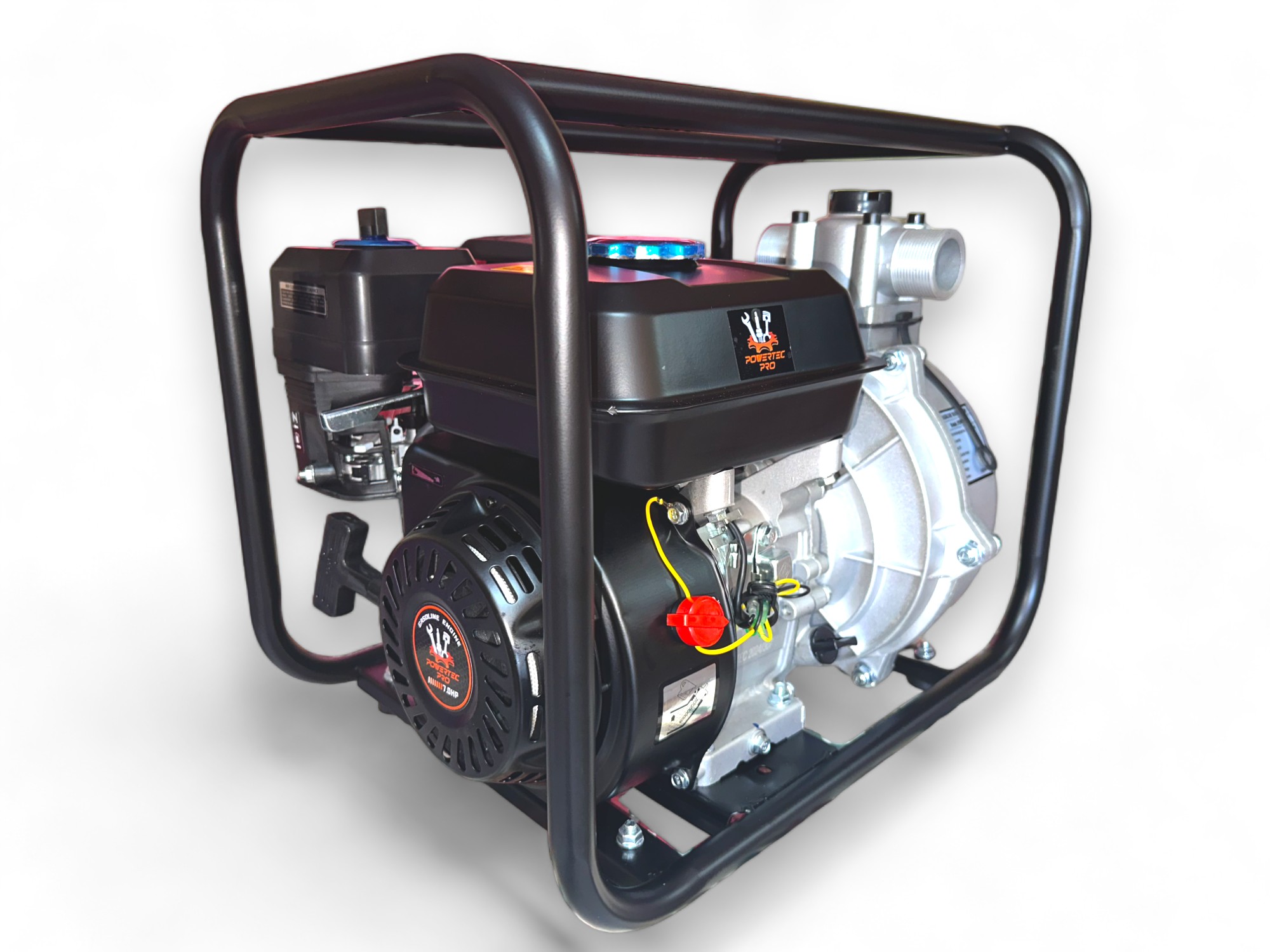 MOTOBOMBA GASOLINA PROFESIONAL ALTA PRESIÓN 4T OHV 50MM 30000L/H 7CV - Imagen 7