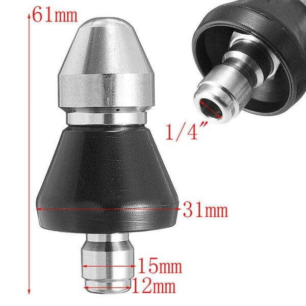 BOQUILLA DESATASCOS , CONEXION RAPIDA 1/4" - Imagen 2