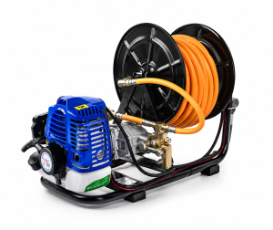Pulverizador Powertec Pro P980 de Gasolina 26 cc – Grupo de Presión de Alta Presión para Fumigación Profesional