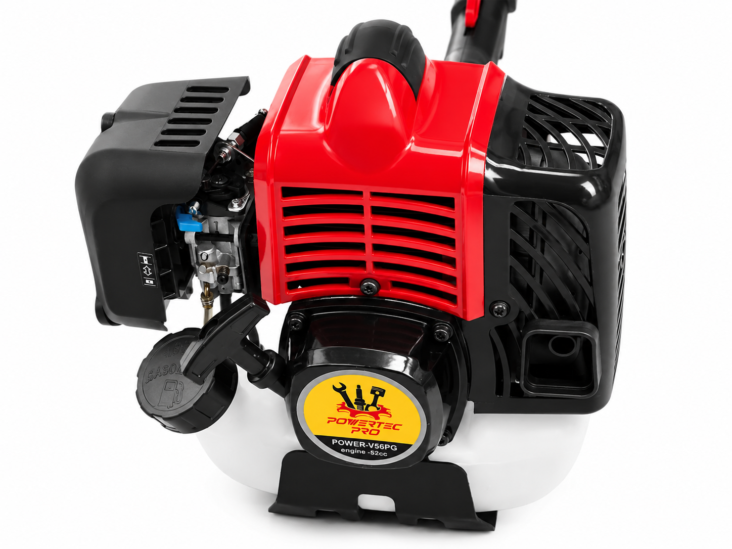 VIBRADORA DE GANCHO PROFESIONAL A GASOLINA POWERTEC PRO 52CC - Imagen 4