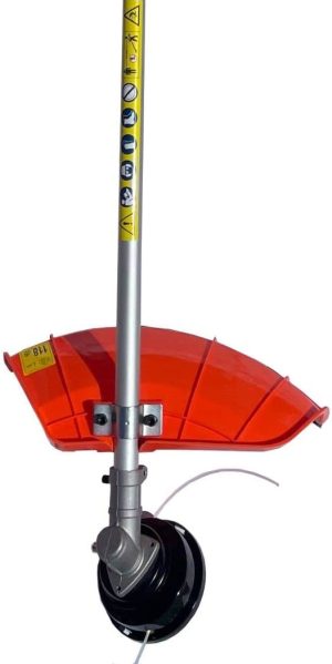 Maleza desbrozadora con disco  de hilo y disco de acero de 3 punta