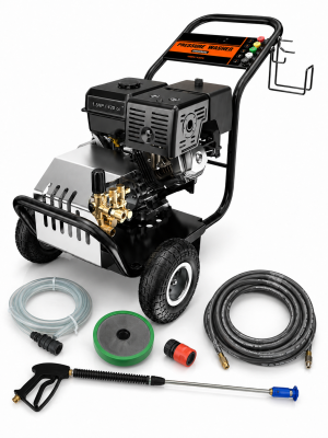 Hidrolimpiadora a Gasolina Powertec pro 18G36-15A – Potencia Comercial, Rendimiento Profesional