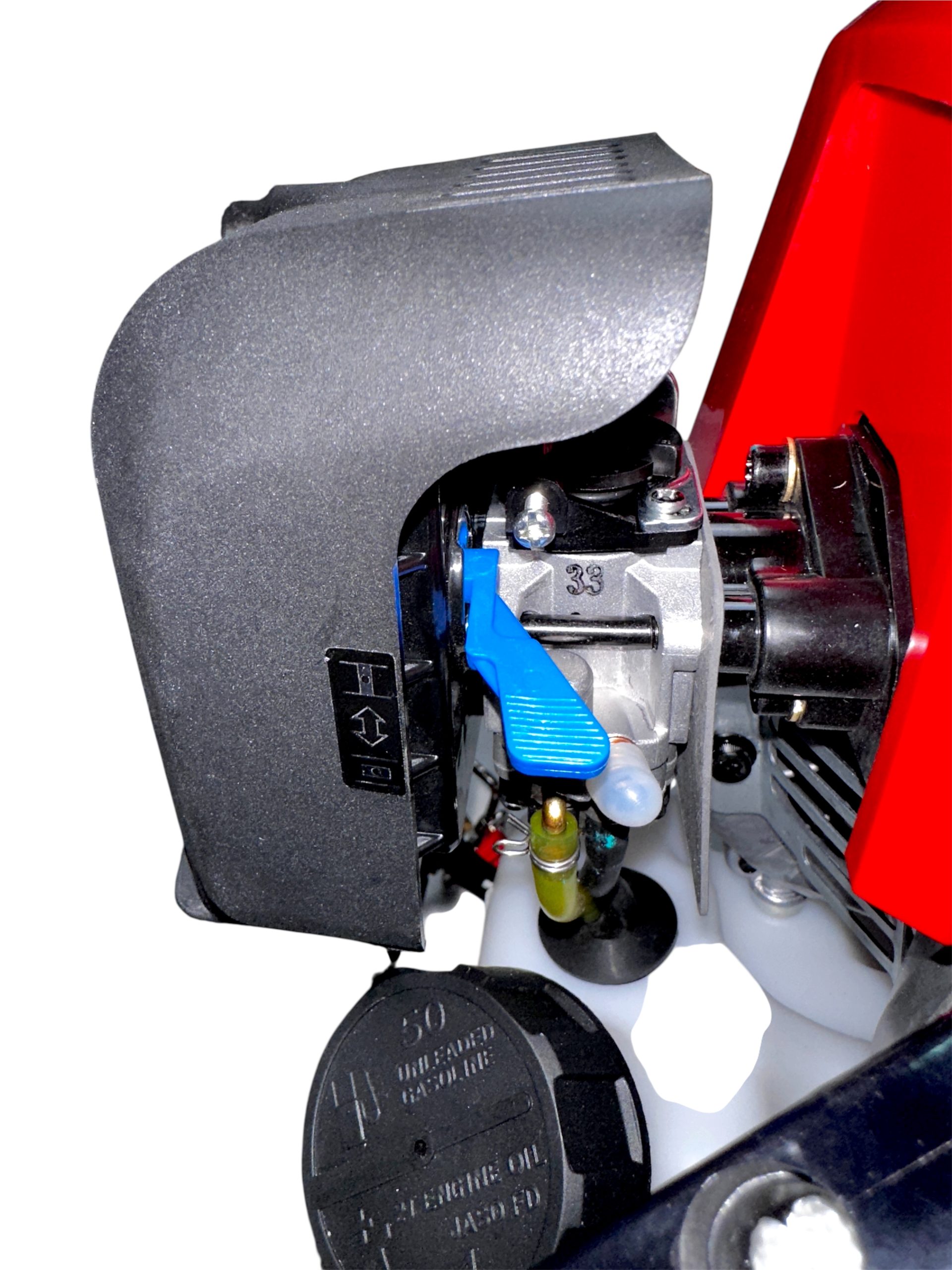 VIBRADORA DE GANCHO A GASOLINA DE MOCHILA PARA OLIVOS - POWERTEC PRO 52CC - Imagen 4