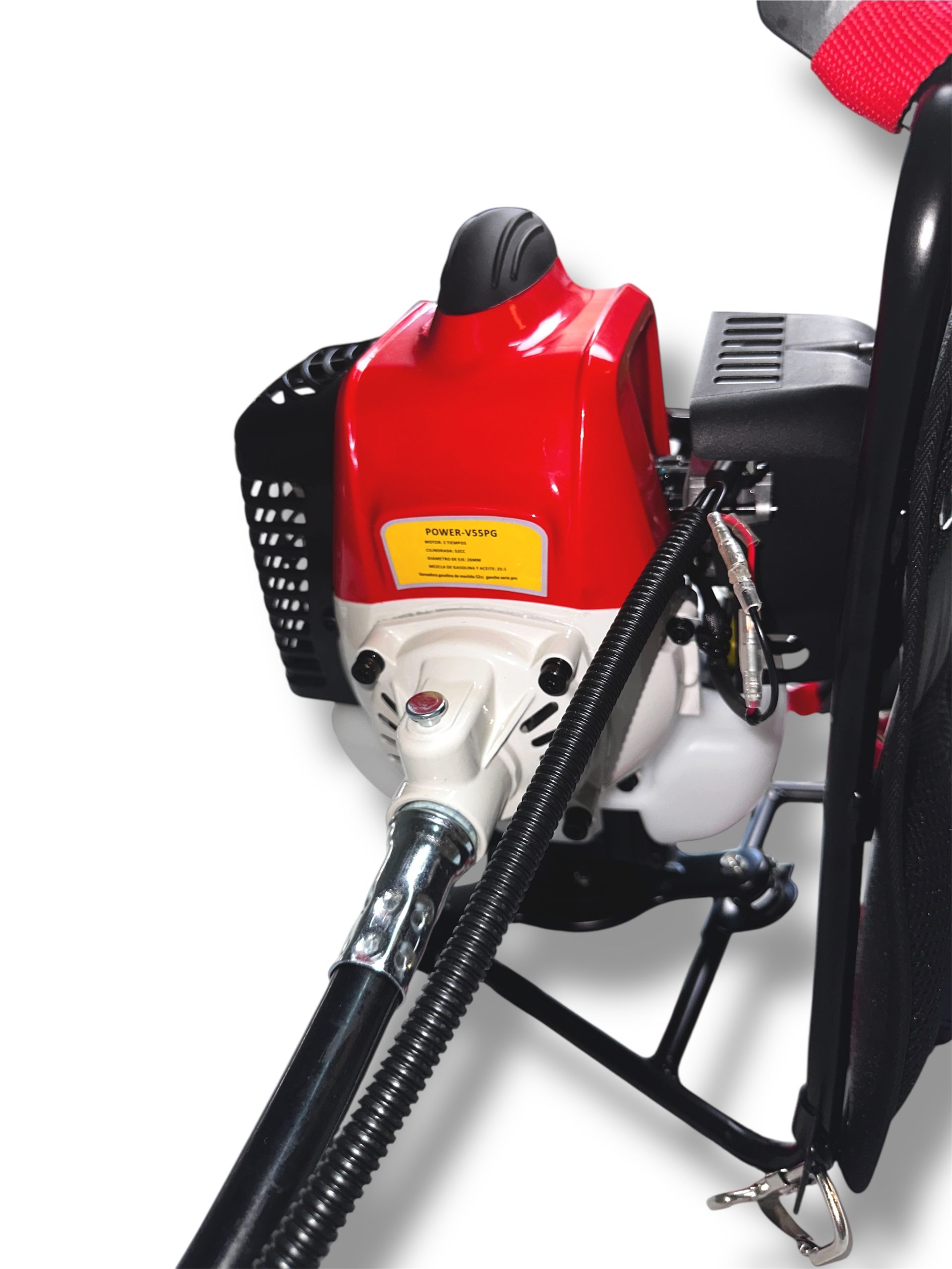 VIBRADORA DE GANCHO A GASOLINA DE MOCHILA PARA OLIVOS - POWERTEC PRO 52CC - Imagen 7
