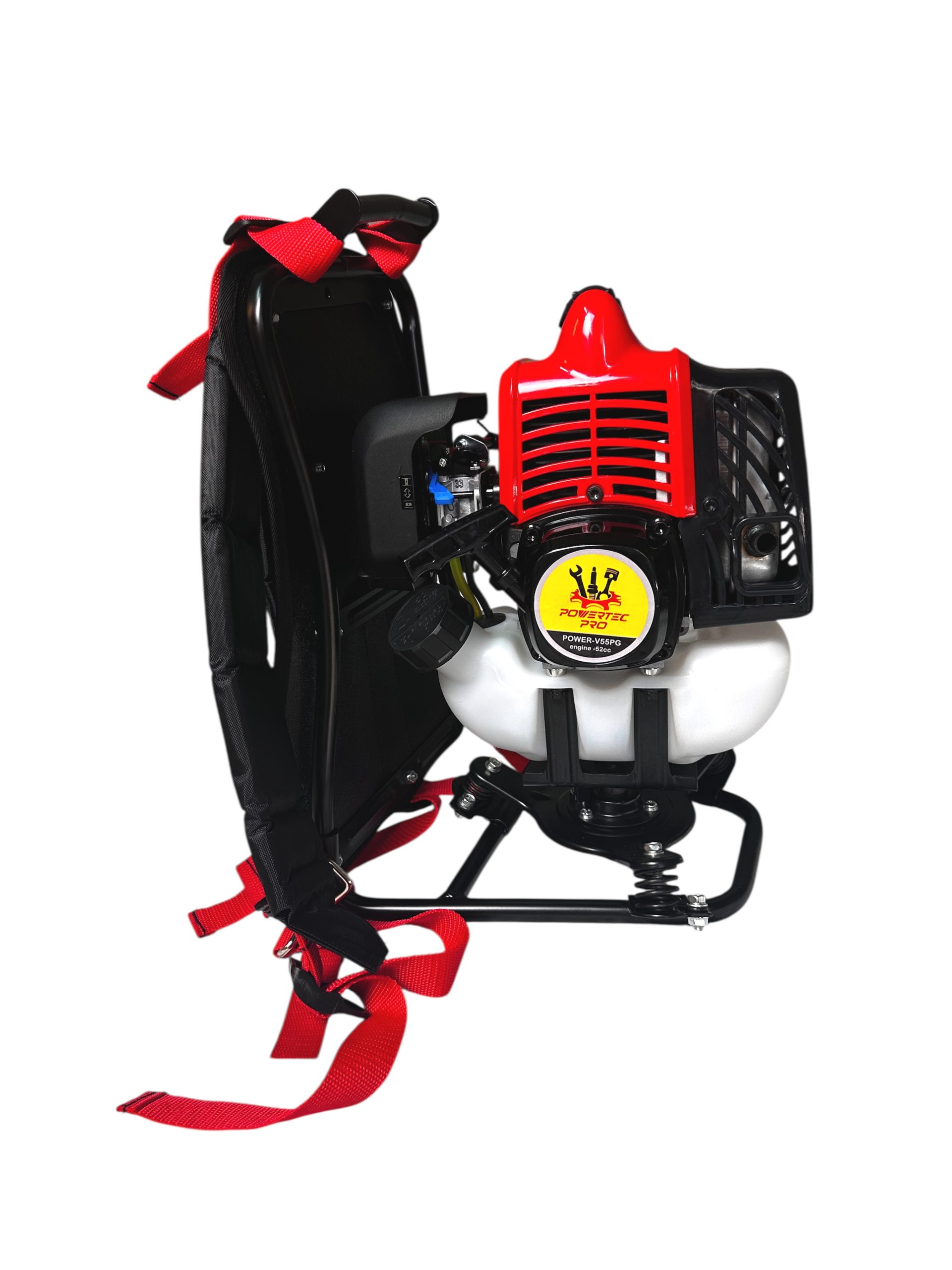 VIBRADORA DE GANCHO A GASOLINA DE MOCHILA PARA OLIVOS - POWERTEC PRO 52CC - Imagen 8