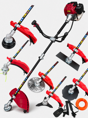 Desbrozadora Gasolina 62cc con 7 Discos Intercambiables – NEXT POWER
