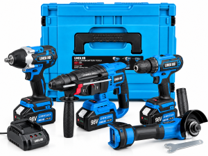 Pack Herramientas 4 en 1 Línea HD 98V – Potencia y versatilidad para tus proyectos