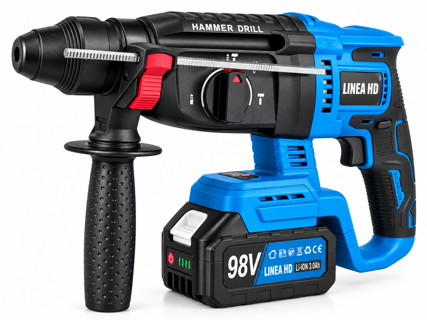Pack Herramientas 4 en 1 Línea HD 98V – Potencia y versatilidad para tus proyectos - Imagen 2