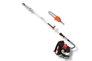 Vibradora de Gancho a Gasolina POWERTEC PRO 52cc para Aceitunas, Pistachos y Almendras con podadora
