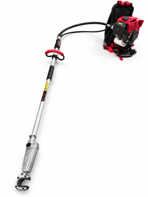 Vareador de gasolina profesional Kawasaki TJ45 con gancho para pistacho, almendra y olivo