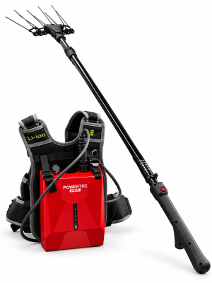 Vareador de Aceitunas a Batería powertec pro T2A-1 Profesional telescopico hasta 3.5 metros